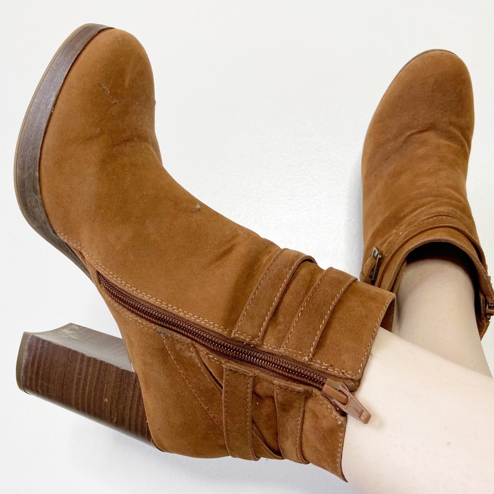 Target A New Day Nala Platform Wrap Booties